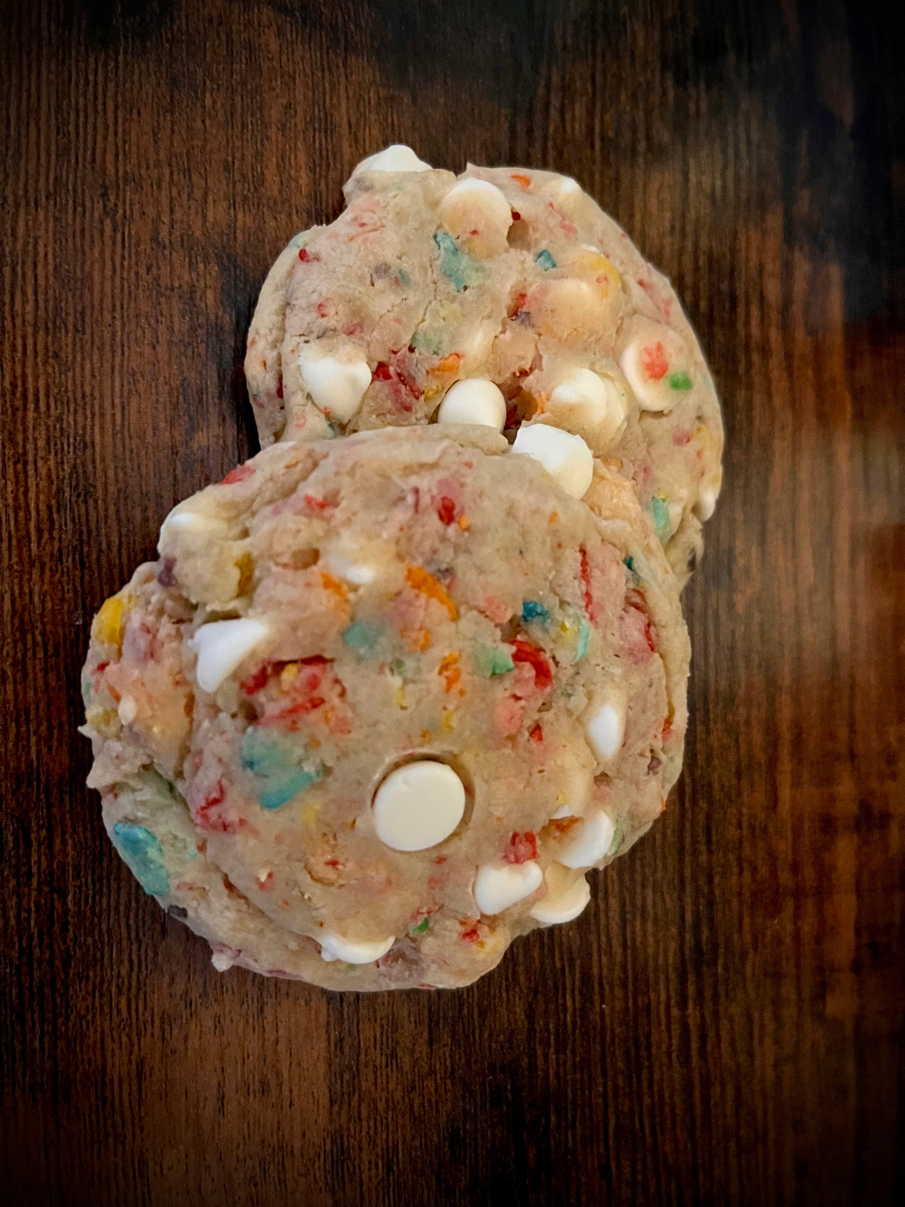 One Dozen Fruity Pebbles and White Chocolate Chip Cookies